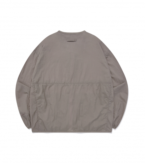 Комфортный жакет без воротника ONEMILE WEAR Brown