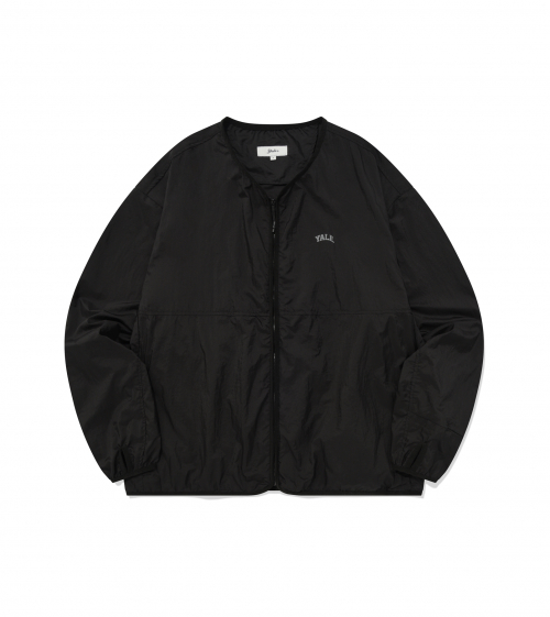 [ONEMILE WEAR] Комфортный легкий жакет без воротника Black
