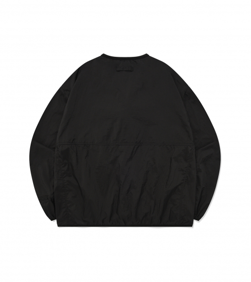 [ONEMILE WEAR] Комфортный легкий жакет без воротника Black