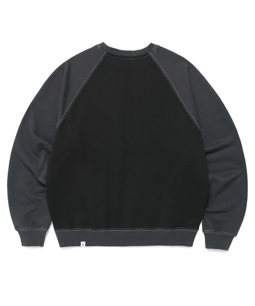 Black raglan sales sweatshirt