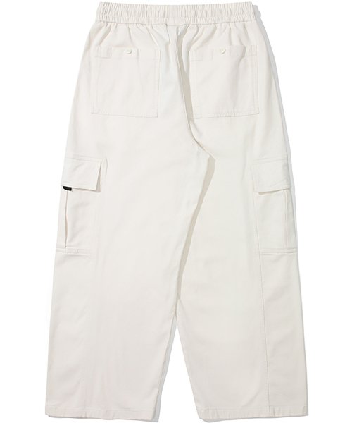 M-LABEL WIDE-FIT CARGO PANTS кремовый