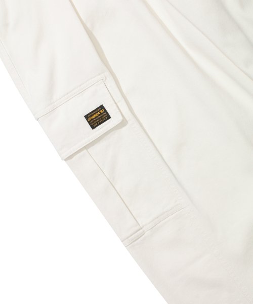 M-LABEL WIDE-FIT CARGO PANTS кремовый