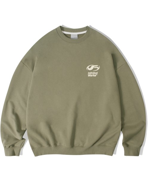 Оверсайз свитшот Active-Khaki