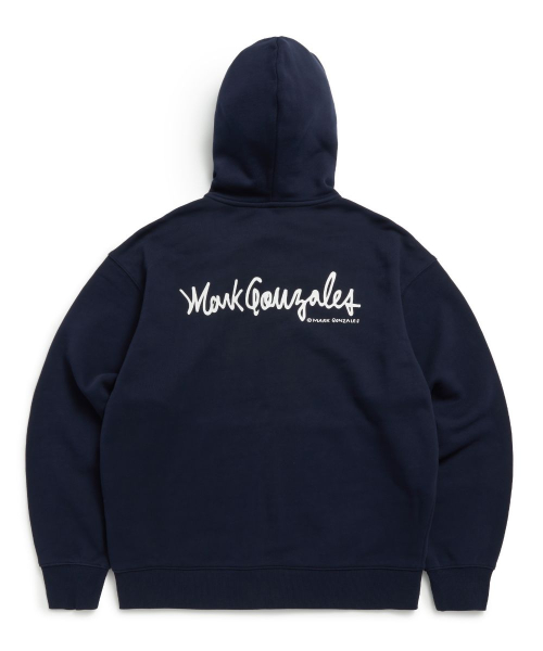 Худи на молнии Angel с нашивкой - NAVY