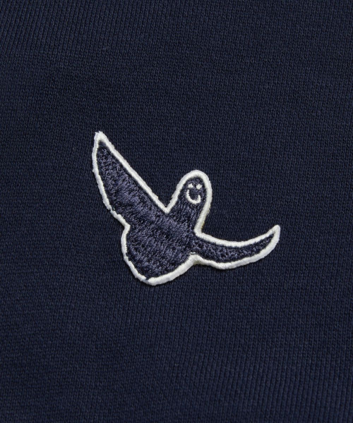 Худи на молнии Angel с нашивкой - NAVY