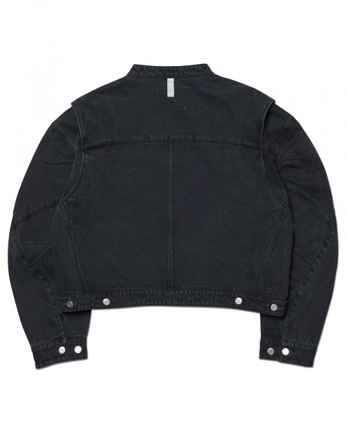 T.I.D RIDER JACKET - WASHED BLACK