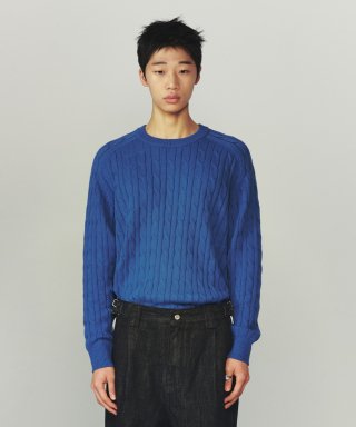 INTEMPOMOOD インテンプムード スタンダードレッグランケーブルニット 13色展開 画像 5