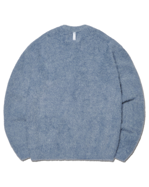 CROPPED HAIRY KNIT - MARINA