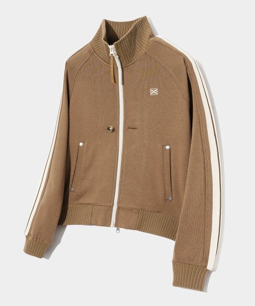 MUSINSA | SATUR Lawton All Day Track Zip Up Jacket Light Brown