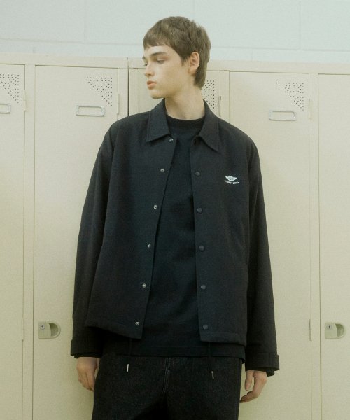 DTO Logo-Print Coach Jacket_Black