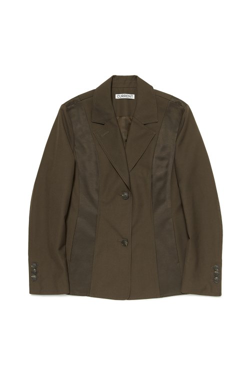 FORMAL SINGLE BLAZER [BROWN]
