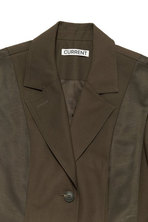 FORMAL SINGLE BLAZER [BROWN]