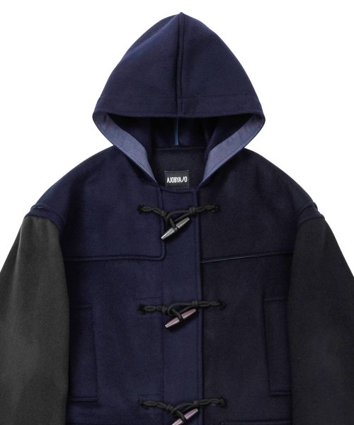 Navy wool deals duffle coat