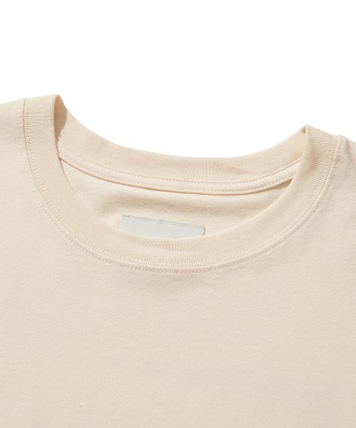 FLOWER LONG SLEEVE TEE / IVORY