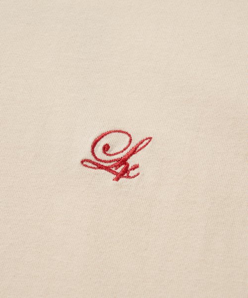 FLOWER LONG SLEEVE TEE / IVORY