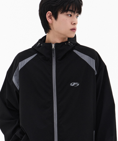 Taslan Wind Taker Jacket-Black