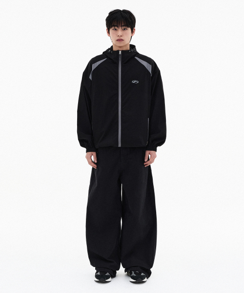 Taslan Wind Taker Jacket-Black