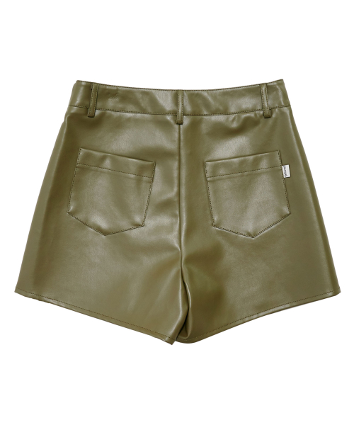 Шорты с запахом и карманами [Khaki]
