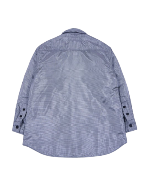CUBIC LOGO STITCHED PADDED SHIRTS (BLACK)