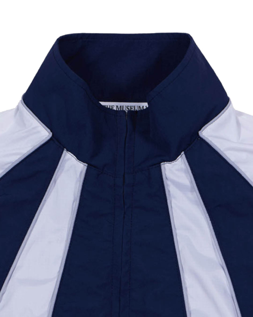 REFLECTIVE LINE RAGLAN WINDBREAKER (NAVY)
