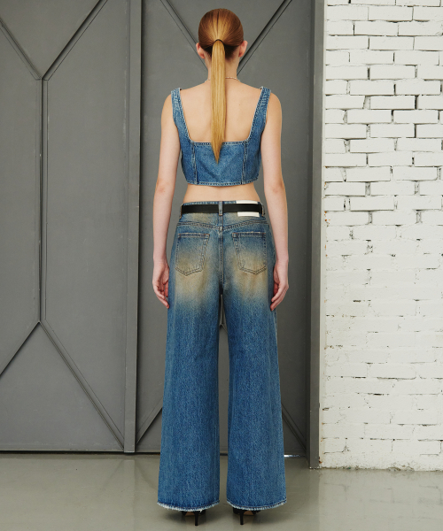 Широкие винтажные джинсы M66 Mid Blue