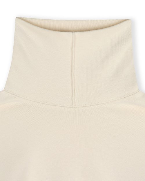 LONG SLEEVE TURTLE NECK T-SHIRTS CREAM