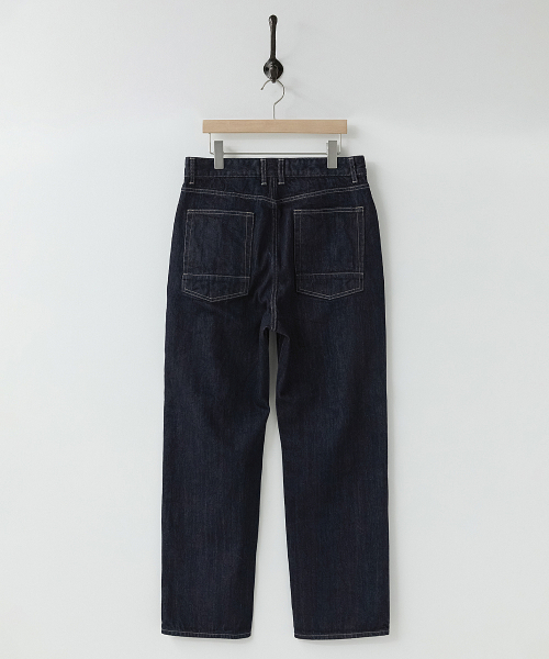 Drape Denim Pants One Washed