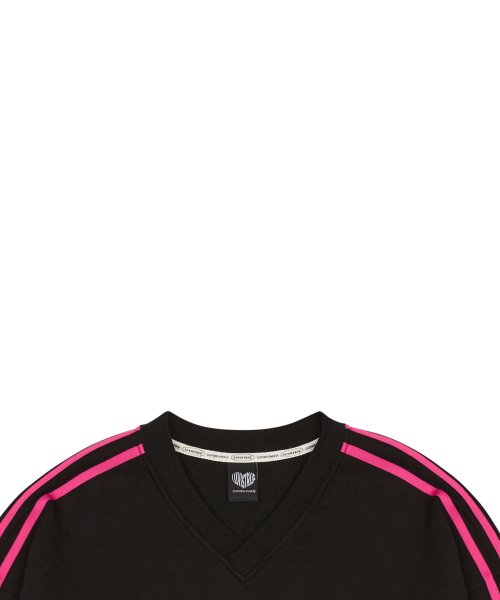 CH TRACK V-NECK MTM(BLACK)