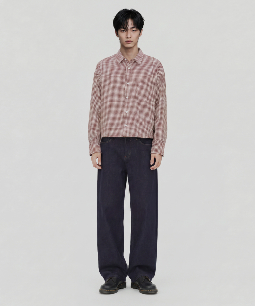Wide Denim Pants [Dough] thumbnail 9