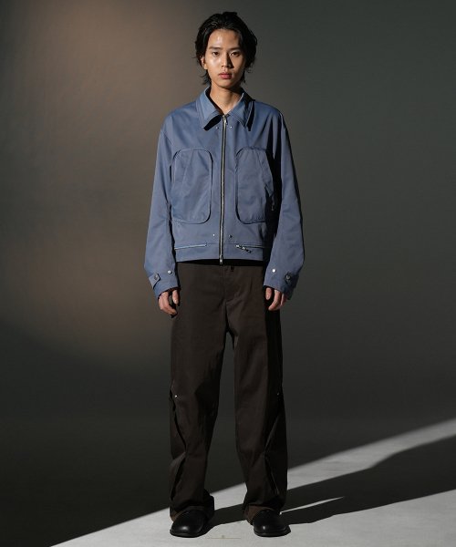 AFV COLLAR BLOUSON [TEAL]