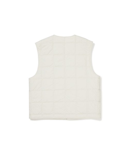 CROSS QUILTING VEST Ivory