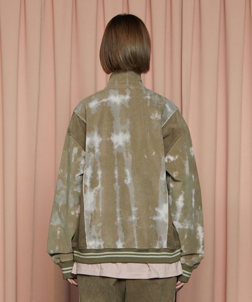 Вельветовый блузон из велюра / Khaki