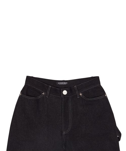 CH TUCK BOOTSCUT PANTS(BLACK)