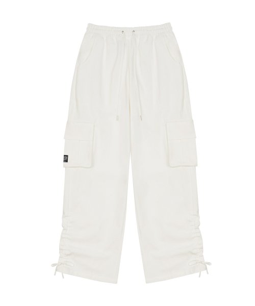 CH TUCK BOOTSCUT PANTS(WHITE)