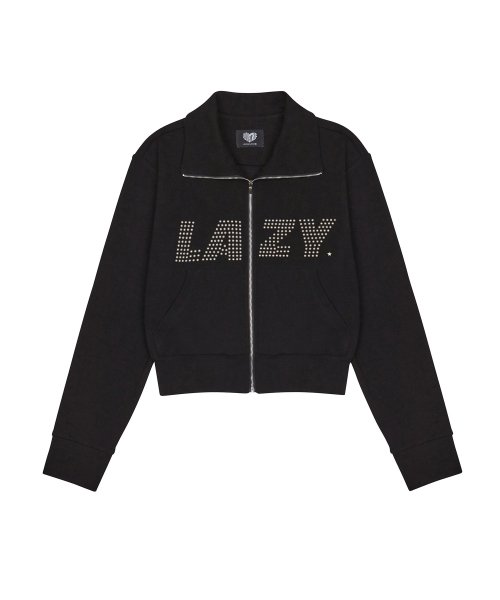 CH LAZY ZIP UP(BLACK)