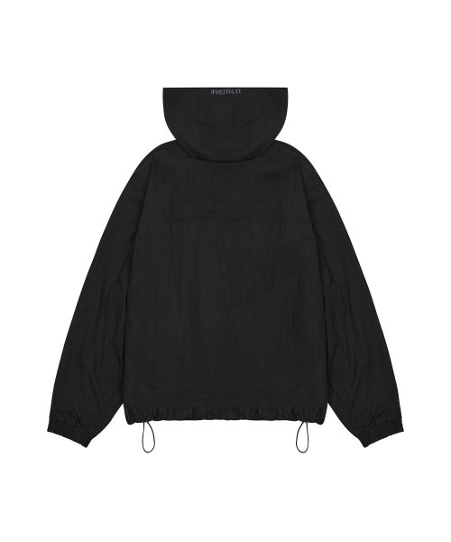 CH CURVED WINDBREAKER(BLACK)