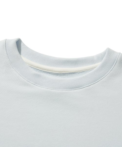 LOGO CREW SWEAT / ICE WHITE