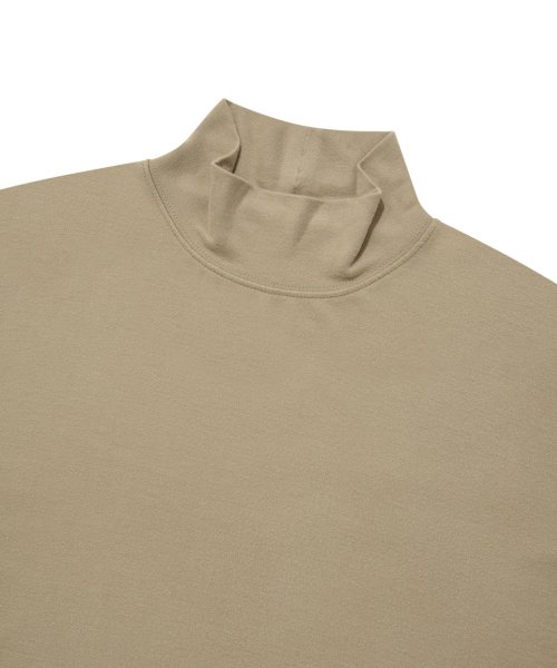 Базовый лонгслив с горлом, Beige