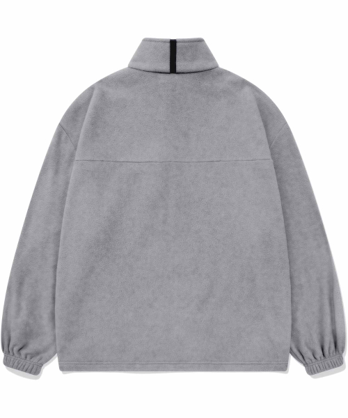 MUSINSA公式 | COVERNAT Fleece zip-up jacket melange gray