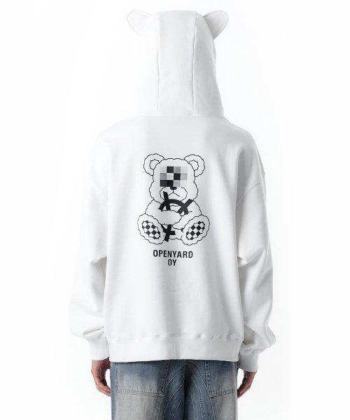 MUSINSA | OY MOSAIC ODOLLY HOODIE ZIP UP - WHITE