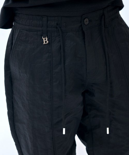 Брюки-джоггеры 2way свободного кроя (Black)