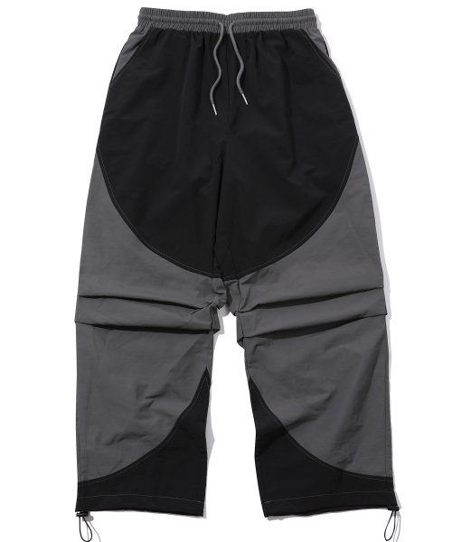 Нейлоновые брюки round cut dart Black