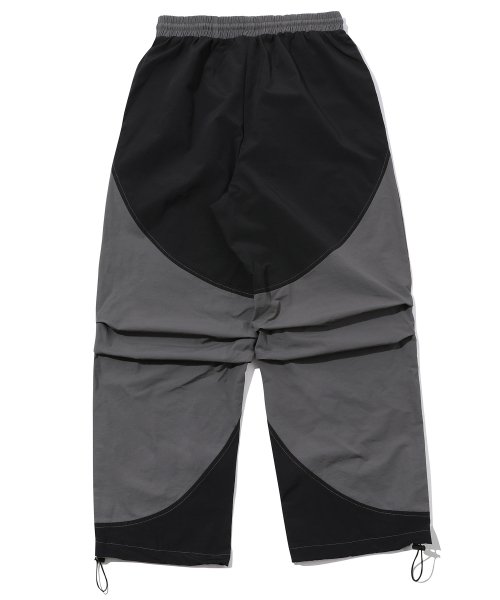 Нейлоновые брюки round cut dart Black