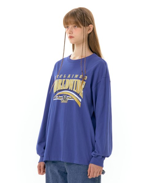 WORLDWIDE LS TEE BLUE (AM2DFUT550A)
