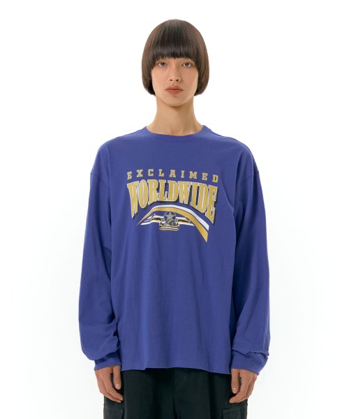 WORLDWIDE LS TEE BLUE (AM2DFUT550A)