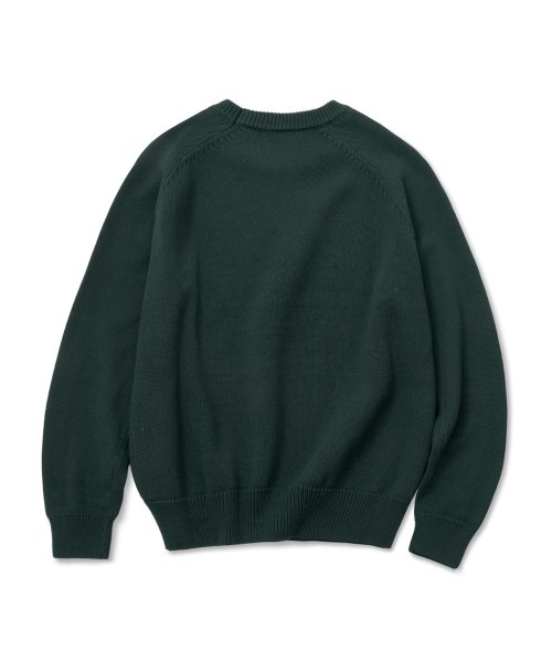 Хлопковый трикотажный джемпер Track [Green]