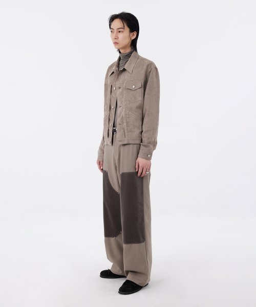 Carpenter Pants - Beige Grey