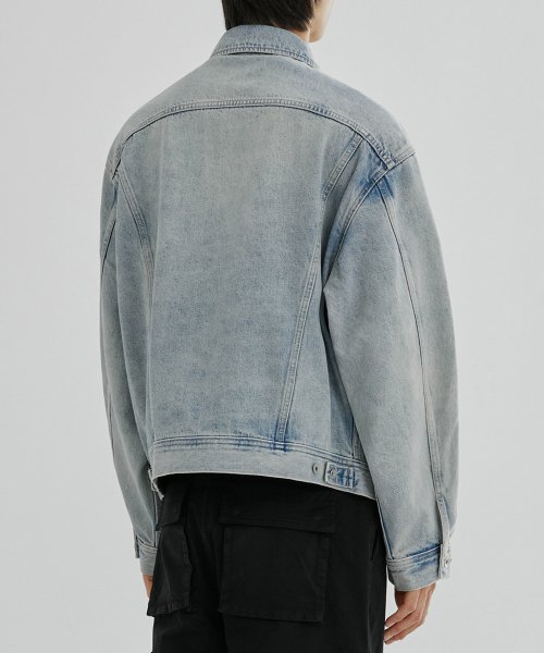 5005 DIAGONAL DENIM JACKET [LIGHT BLUE]