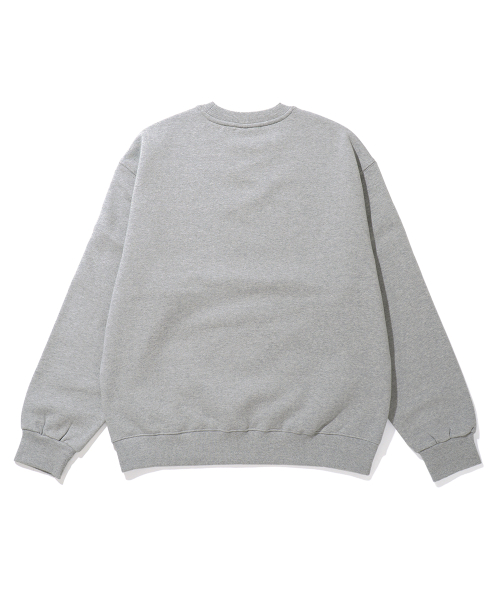 Свитшот SAY HELLO с вышивкой цепью Gray