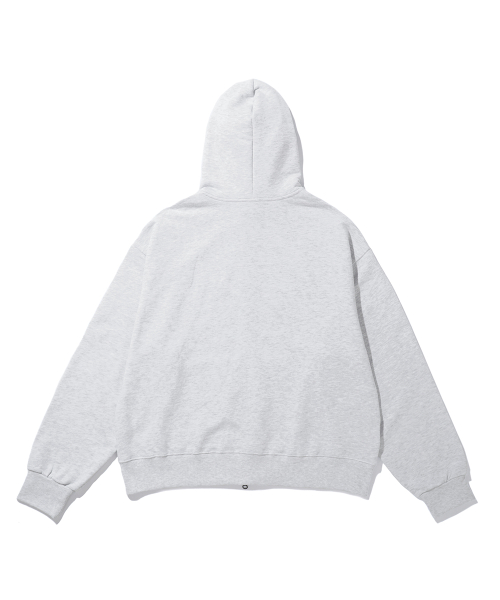Худи Mischief на двусторонней молнии White Melange